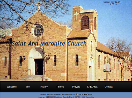 Saint Ann Maronite Church Website.
